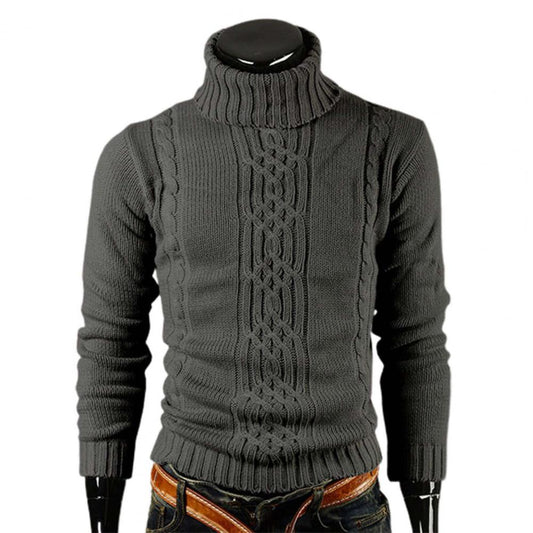 Cotton knitted turtleneck - Lucian