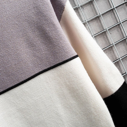 Felix Patchwork Pullover - Warme & Modieuze Sweater