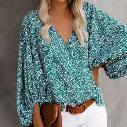 Beth - Haut à manches lanternes