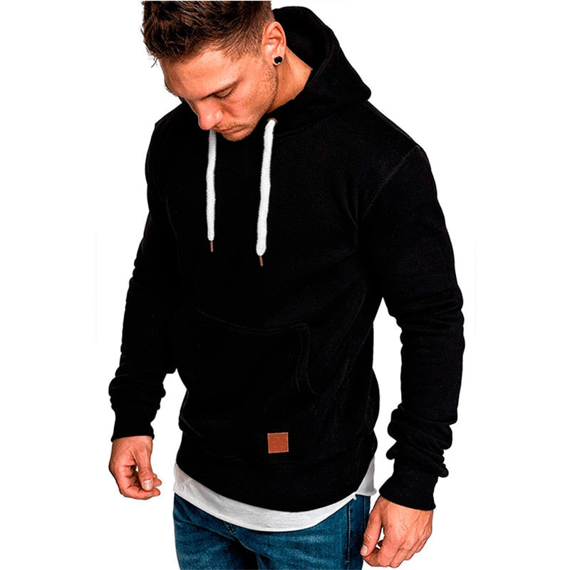 Sam Casual Hoodie for Men - Practical with Kangaroo Pocket
