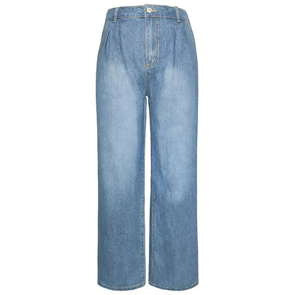 Wijdere Jeans - Casual - Blauw Denim - Perfect voor Elke Dag