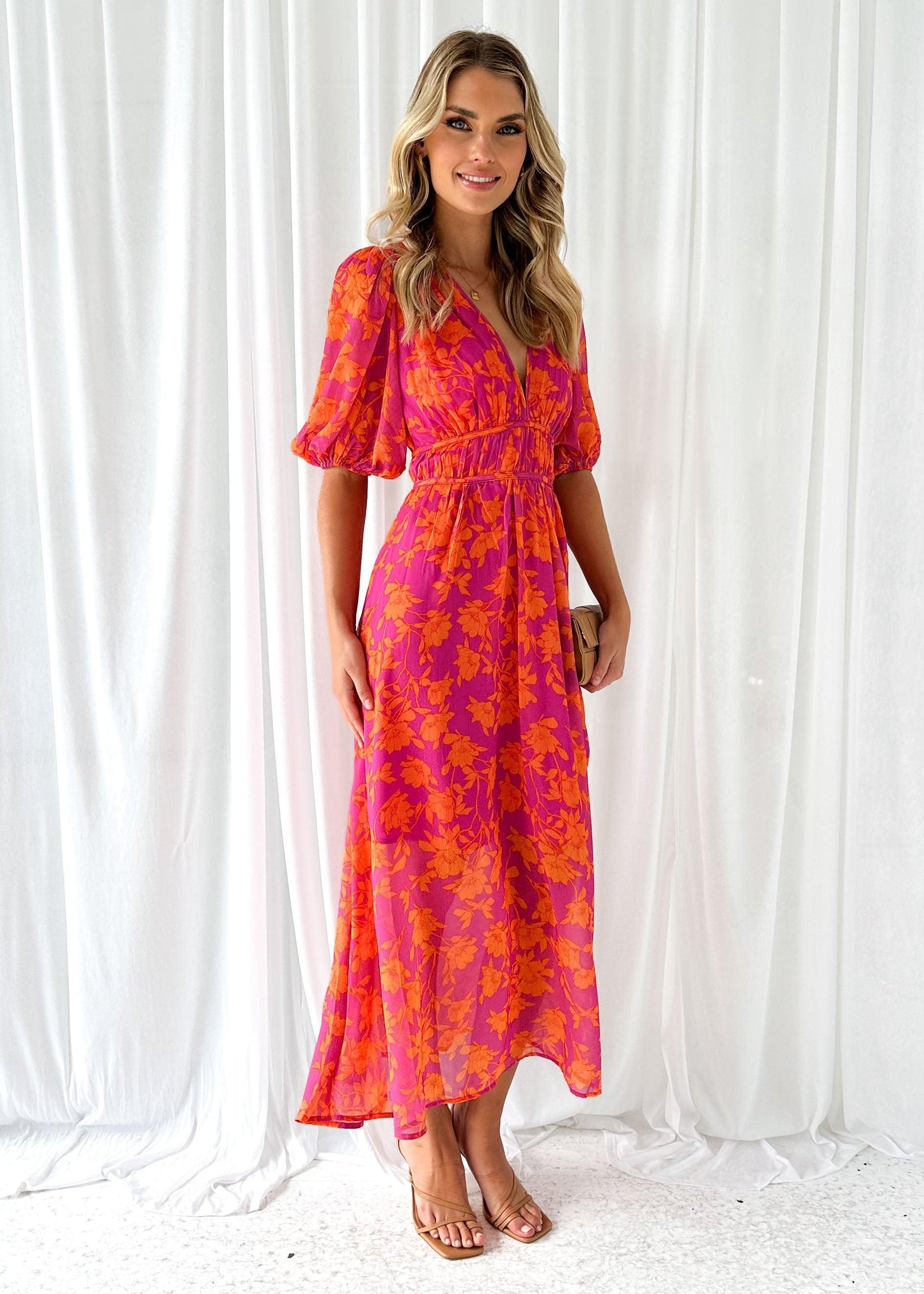 Kathy - Maxi dress with V-neck 