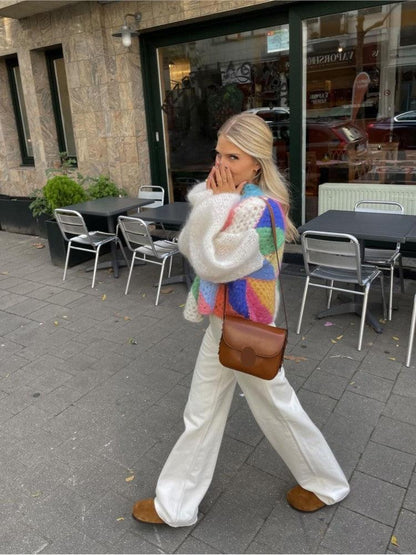 Ari - Kleurrijke gebreide trui