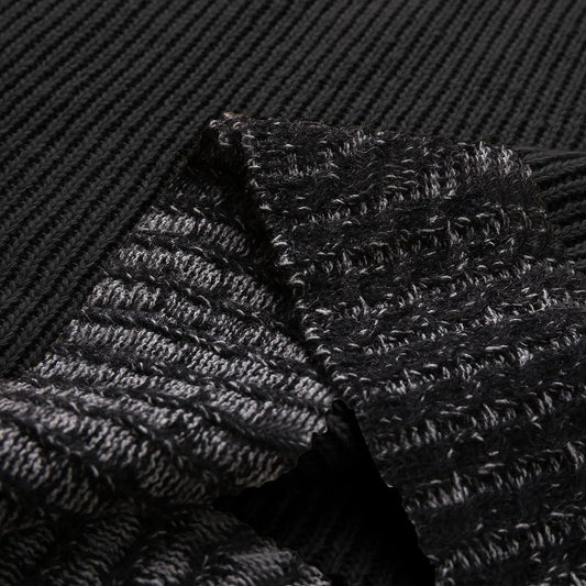 Lars Casual Sweater - Vintage Wool Sweater with High Collar