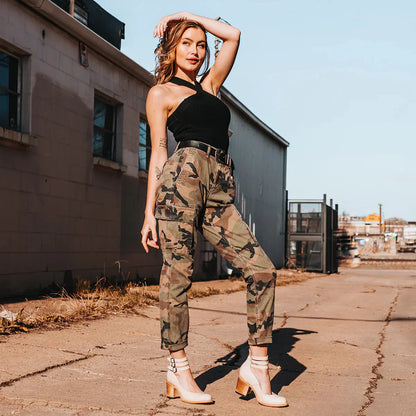 Stylish pumps with ankle strap - Neda 