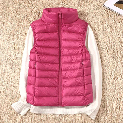 Alexis - mouwloze ultralichte bodywarmer met dons