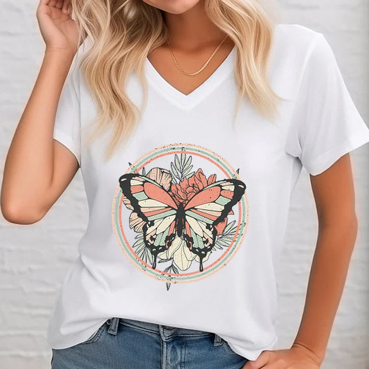 Alma - Chemise imprimée col V