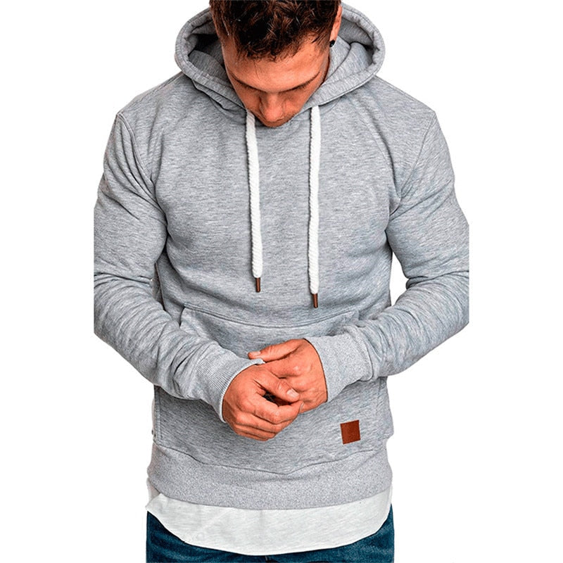 Sam Casual Hoodie for Men - Practical with Kangaroo Pocket