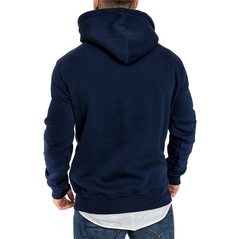 Sam Casual Hoodie for Men - Practical with Kangaroo Pocket