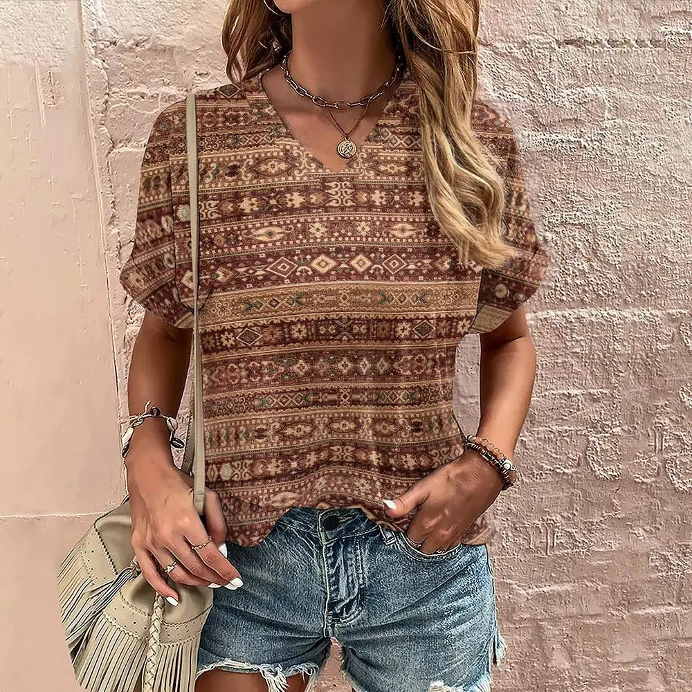 Brenda - Casual short sleeve shirt