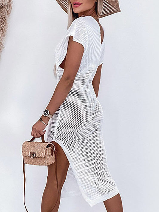 Cache-maillot au crochet