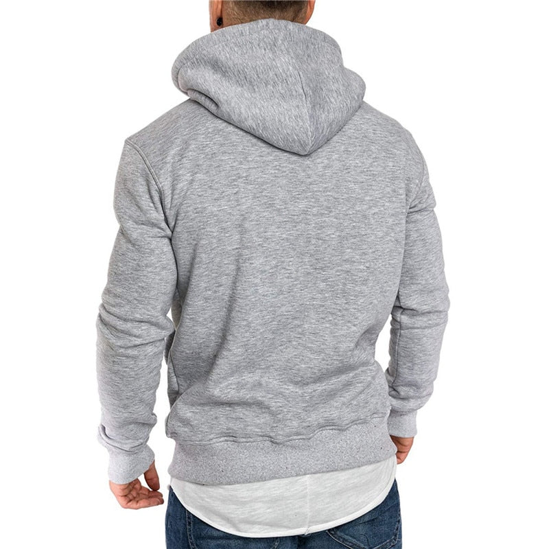Sam Casual Hoodie for Men - Practical with Kangaroo Pocket