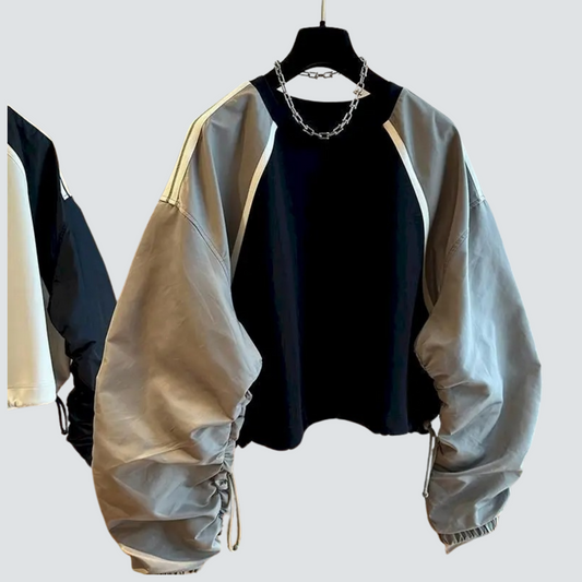 Lorraine - Oversized sweatshirts with drawstring waist