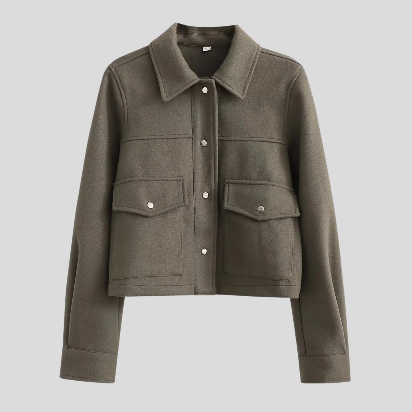 Mabel - Women's Button Long Sleeve Coat