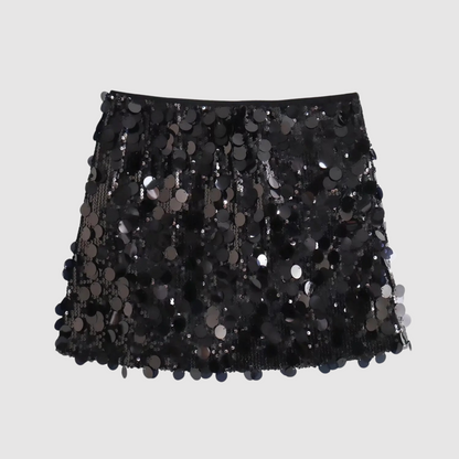 Cordelia  - Elegante mini-paillettenrok