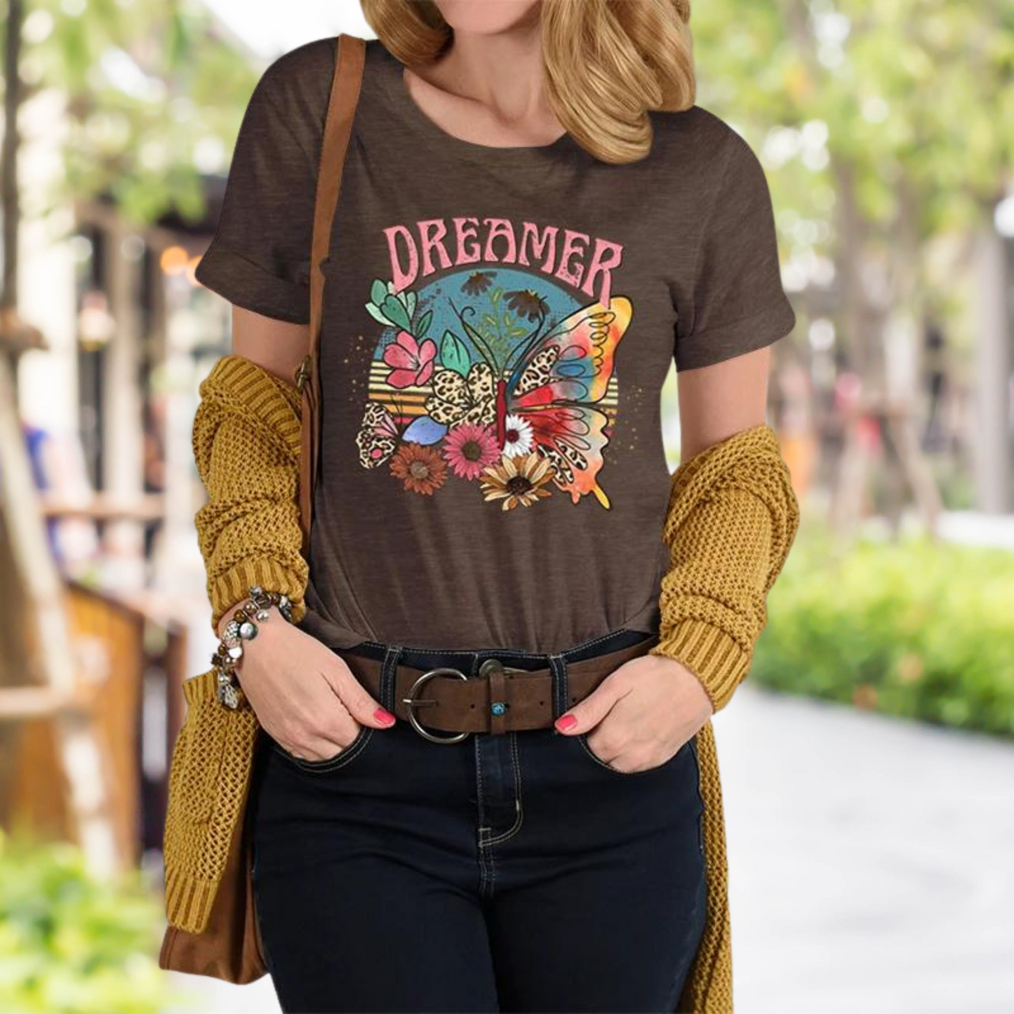 Amelia - Chemise à imprimé rétro