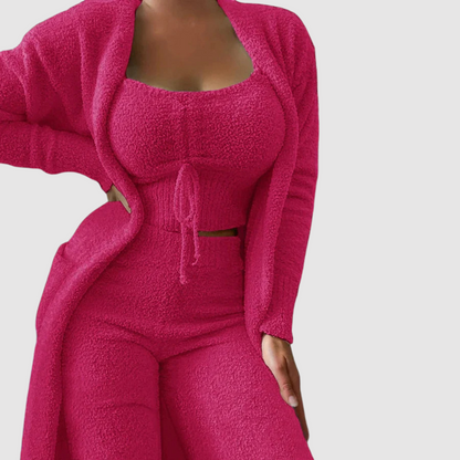 Winter 3-delige pyjamaset - Paisley