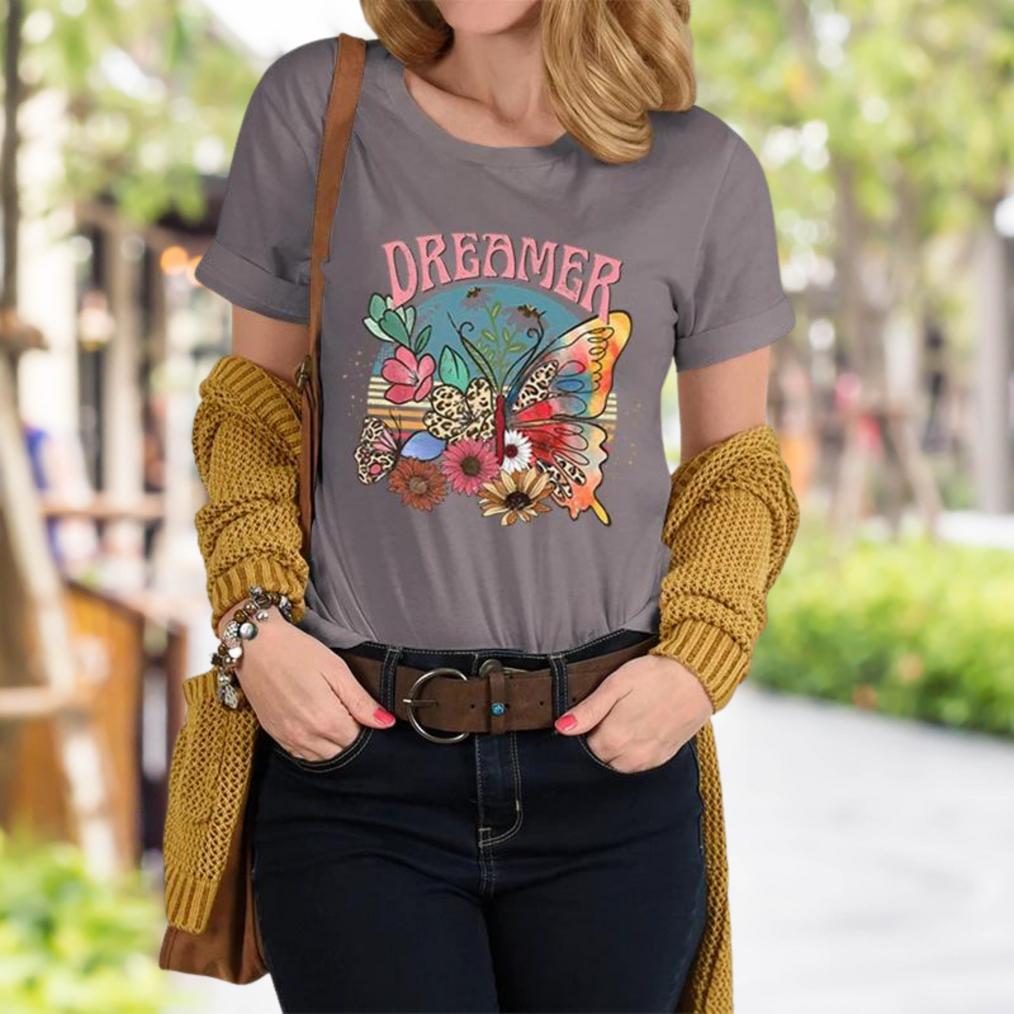 Amelia - Chemise à imprimé rétro