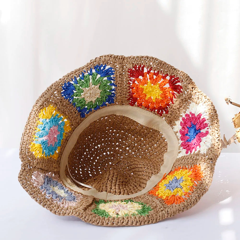 Cécilia - Bonnet d'été tricoté