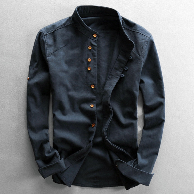 Alexander | Japanese style men's shirt with elegance and comfort