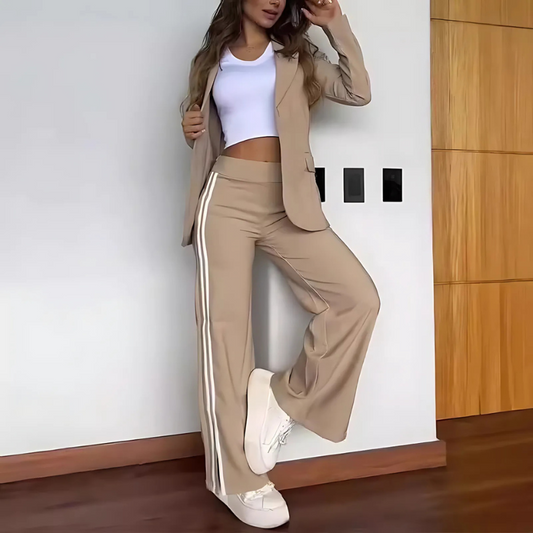 Gretchen - Elegante comfortset van blazer en pantalon