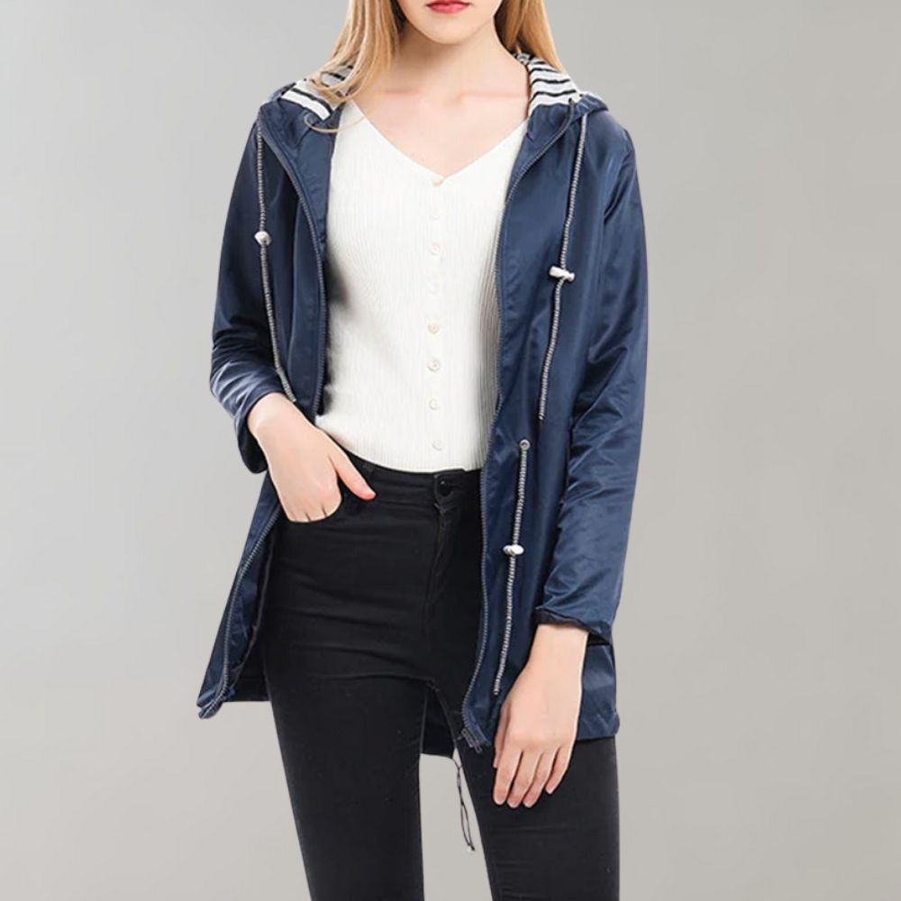 Imperméable long tendance pour femme