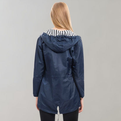 Imperméable long tendance pour femme