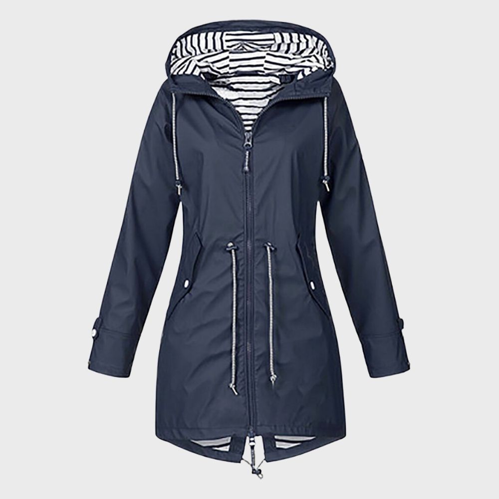 Imperméable long tendance pour femme