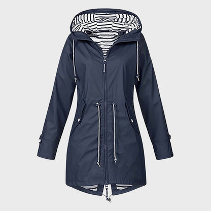Imperméable long tendance pour femme