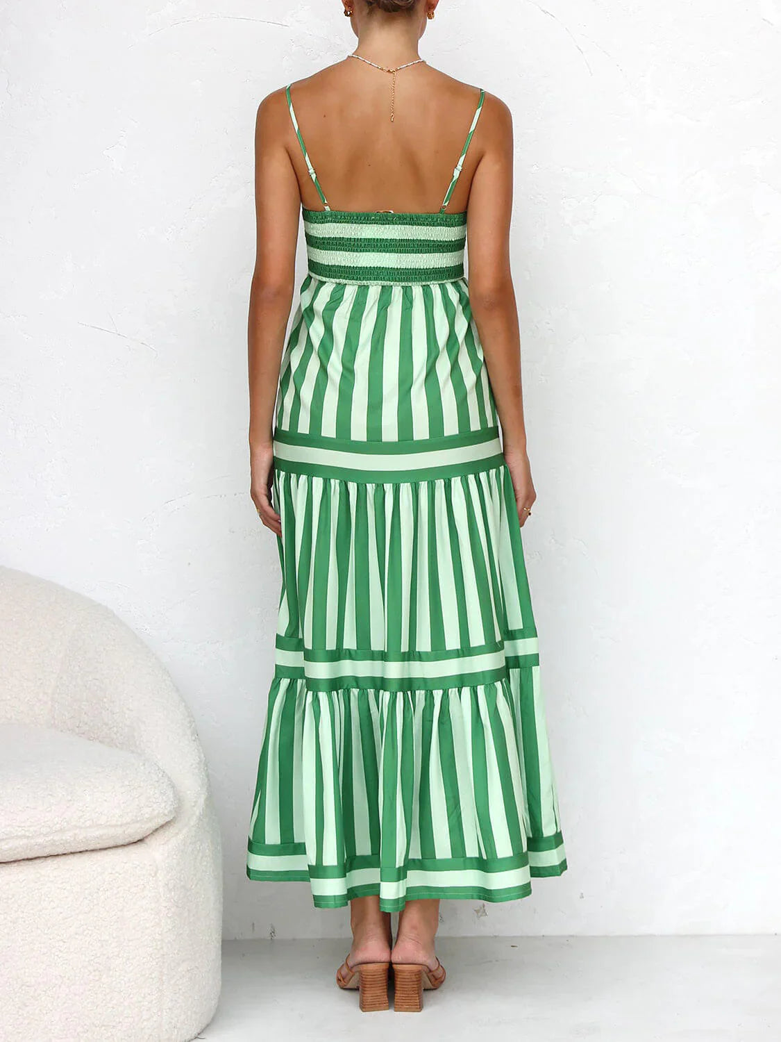 Cora - Striped maxi dress