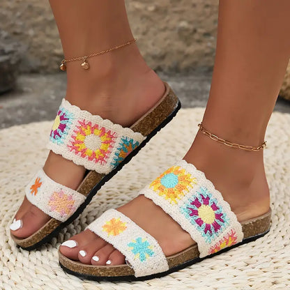 Agatha - Flat slippers for women in summer