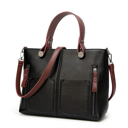 Elly - Ladies Vintage Leather Shoulder Bag 