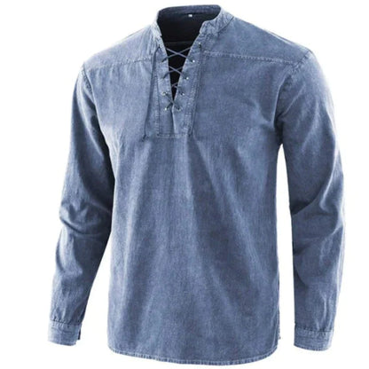 Hanski - Heren V-hals shirt