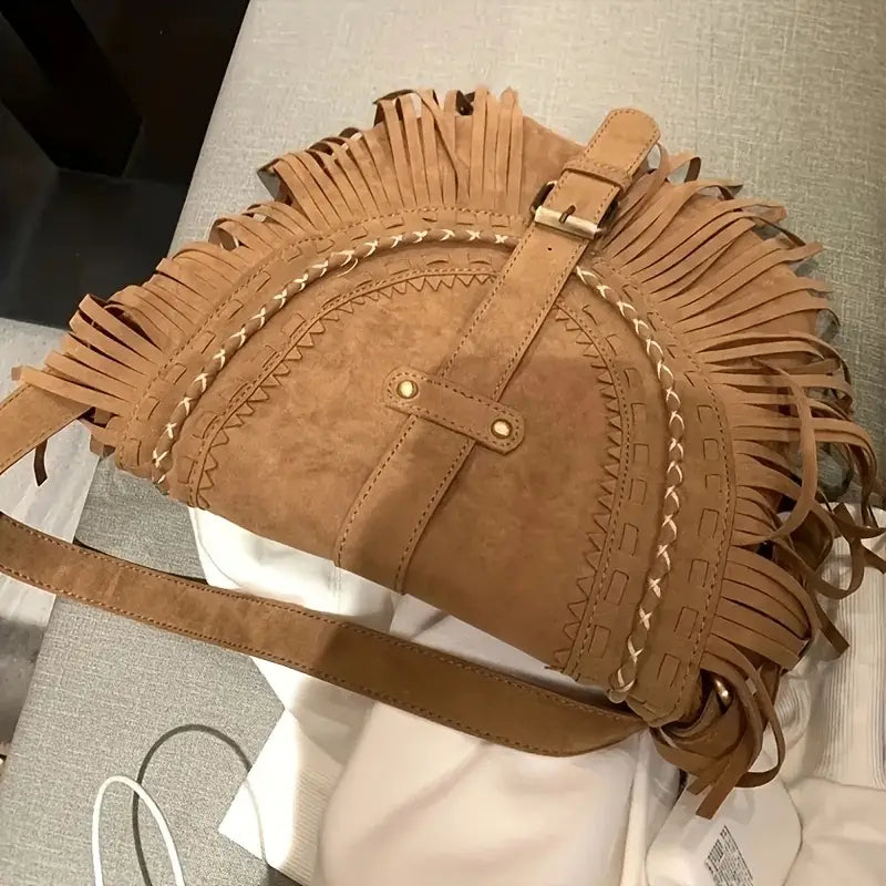 Charlotte - Sac bandoulière en cuir synthétique avec bandoulière réglable