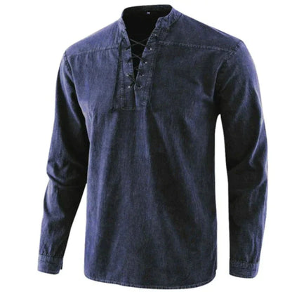 Hanski - Heren V-hals shirt