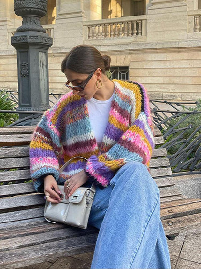 Ari - Kleurrijke gebreide trui