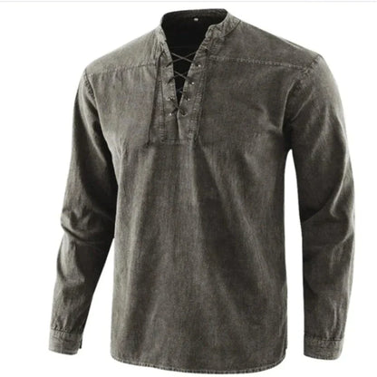 Hanski - Heren V-hals shirt