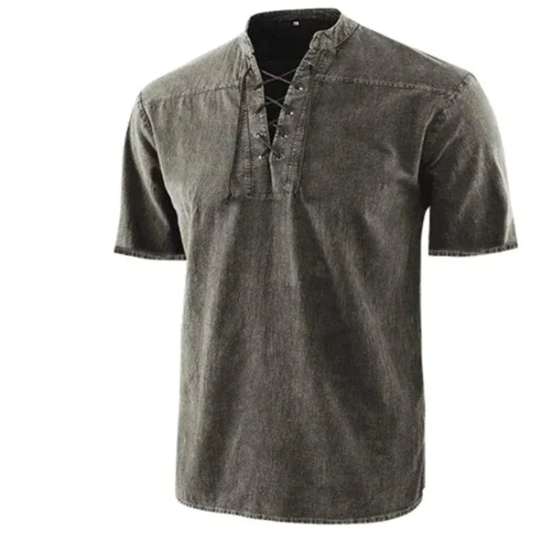 Hanski - Men's V-neck shirt