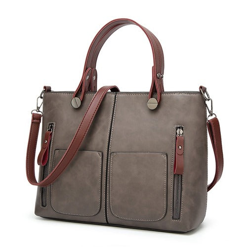 Elly - Ladies Vintage Leather Shoulder Bag 