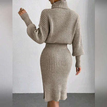 Marilyn - Modieuze coltrui-jurk