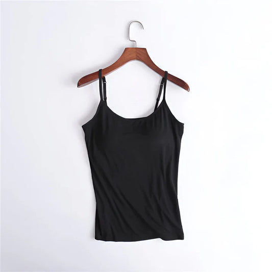 Lillian - Elegant top with integrated bra