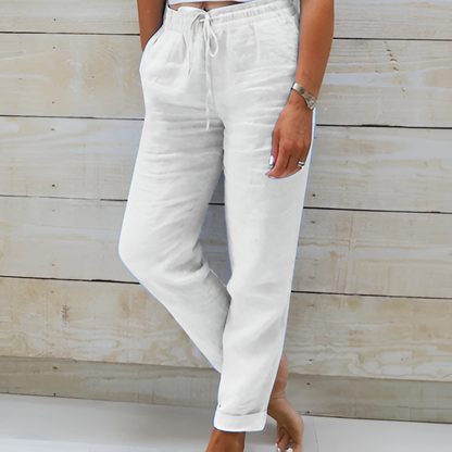 Brianna - pantalon d'été élégant avec cordon de serrage