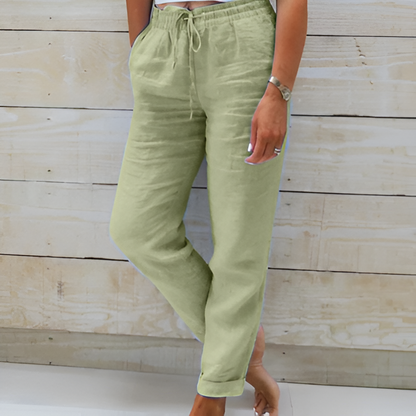 Brianna - pantalon d'été élégant avec cordon de serrage