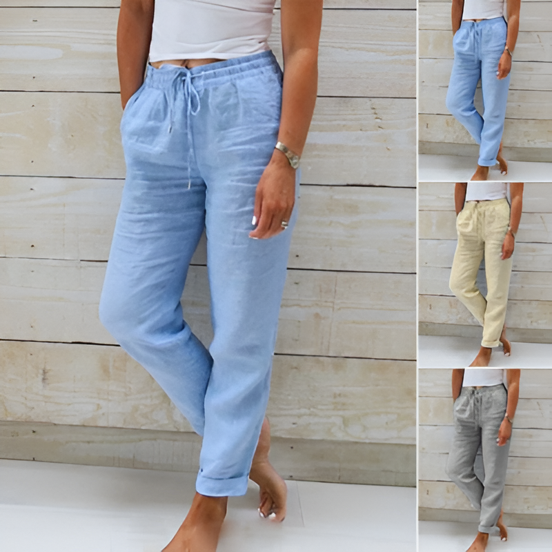 Brianna - pantalon d'été élégant avec cordon de serrage