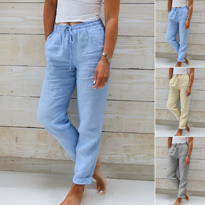 Brianna - pantalon d'été élégant avec cordon de serrage