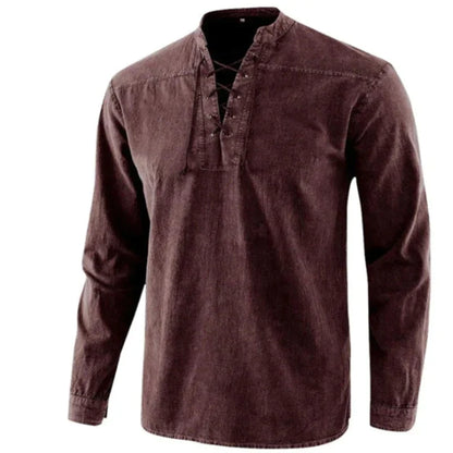 Hanski - Heren V-hals shirt