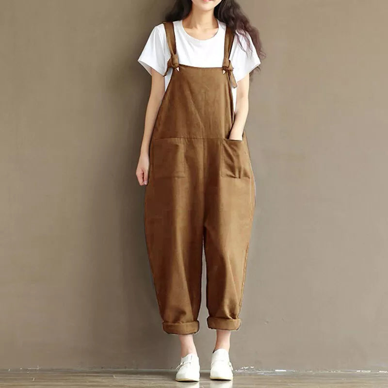 Celeste - Combinaison ample en coton avec poches