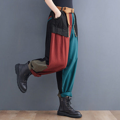 Claire - Mixed color pants