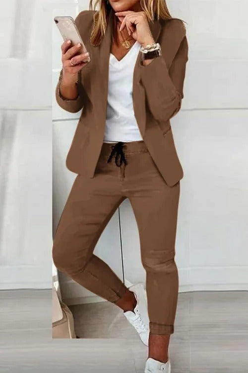 Esther - Long sleeve blazer and pants