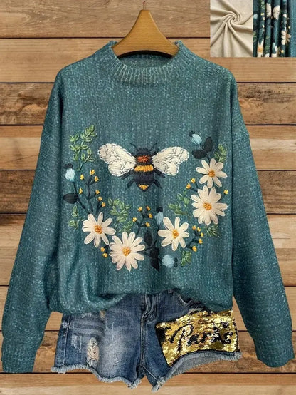 Beverly - Printed sweater for women